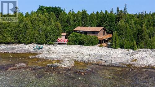 Property and surrounding area - 79 Howard Bowman Drive, Tobermory, ON - Outdoor With Body Of Water