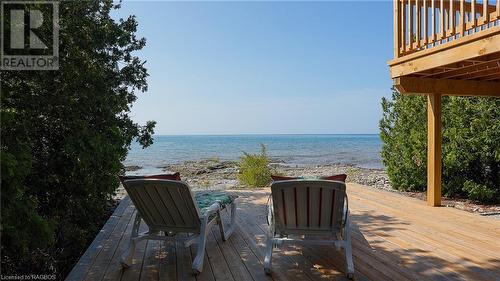 79 Howard Bowman Drive, Tobermory, ON - Outdoor With Body Of Water With Deck Patio Veranda