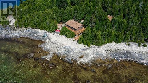 Property and surrounding area - 79 Howard Bowman Drive, Tobermory, ON - Outdoor With Body Of Water