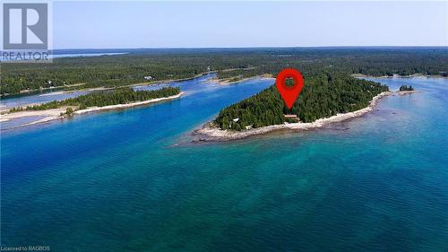 Property and surrounding area - 79 Howard Bowman Drive, Tobermory, ON - Outdoor With Body Of Water With View