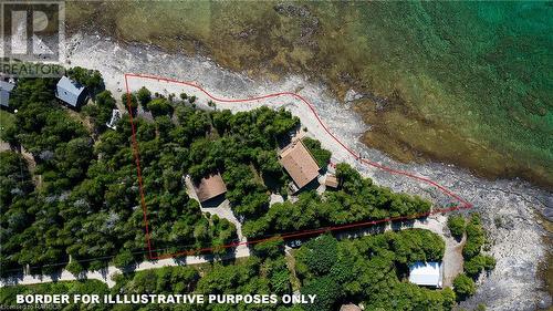 Property and surrounding area - 79 Howard Bowman Drive, Tobermory, ON - Outdoor With View