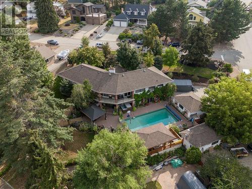 486 Terrace Drive, Coldstream, BC - Outdoor With In Ground Pool With View