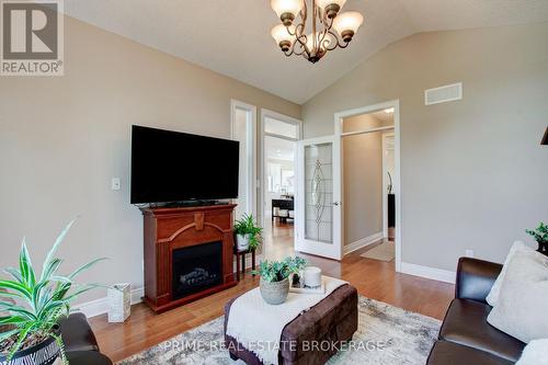 37 Oliver Crescent, Zorra, ON - Indoor Photo Showing Living Room With Fireplace