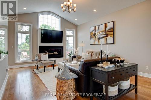 37 Oliver Crescent, Zorra, ON - Indoor Photo Showing Living Room With Fireplace