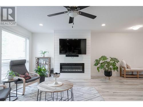 7657 Stillwater Crescent, Prince George, BC - Indoor Photo Showing Living Room With Fireplace