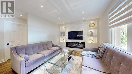 77 Elmwood Avenue, Richmond Hill, ON - Indoor Photo Showing Living Room With Fireplace