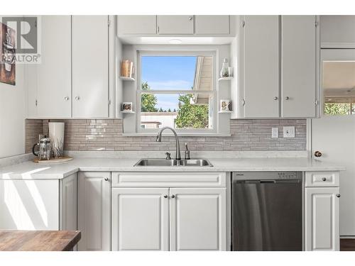 4957 Silver Star Road, Vernon, BC - Indoor Photo Showing Kitchen With Double Sink