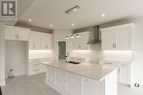 216 Greene Street, South Huron (Exeter), ON - Indoor Photo Showing Kitchen With Double Sink