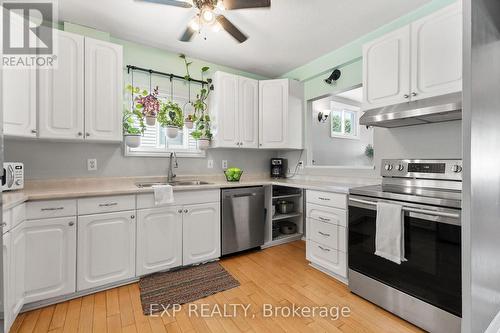 6326 Skinner Street, Niagara Falls, ON - Indoor Photo Showing Kitchen With Double Sink