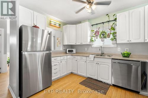 6326 Skinner Street, Niagara Falls, ON - Indoor Photo Showing Kitchen With Double Sink