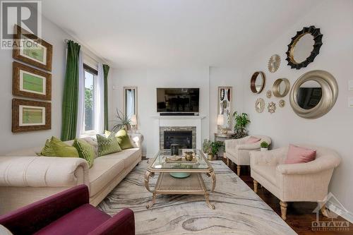 278 Kiwanis Court, Ottawa, ON - Indoor Photo Showing Living Room With Fireplace