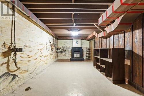 Recreation room looking from south to north-Floor is painted & in good condition. - 815 Joseph Street E, Cardinal, ON - Indoor