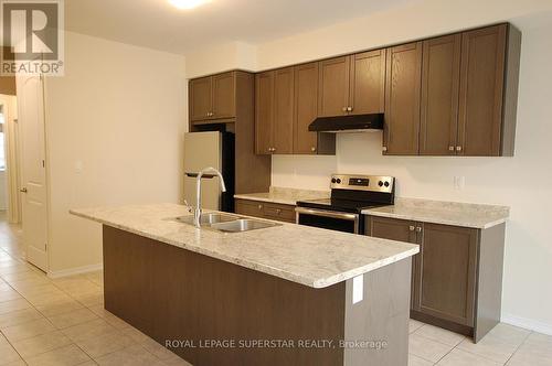 25 Esther Crescent, Thorold, ON - Indoor Photo Showing Kitchen With Double Sink