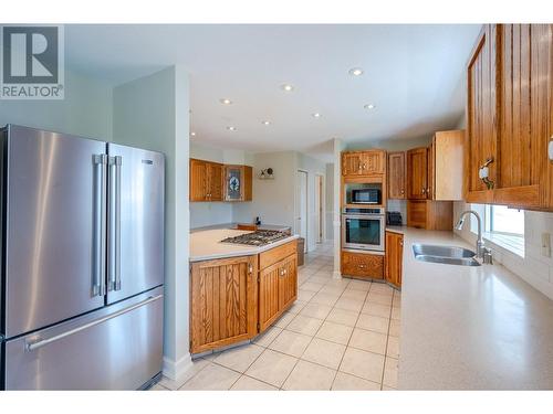 12021 Jones Flat Road, Summerland, BC - Indoor Photo Showing Kitchen With Double Sink