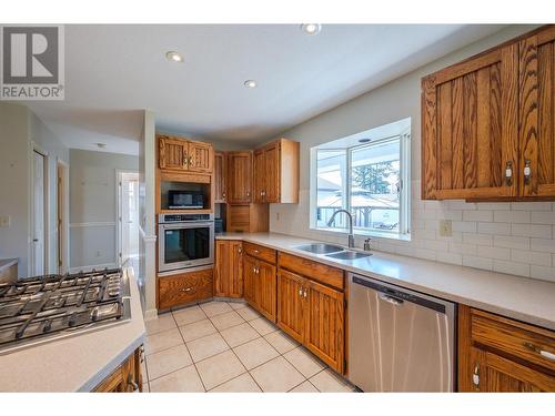 12021 Jones Flat Road, Summerland, BC - Indoor Photo Showing Kitchen With Double Sink