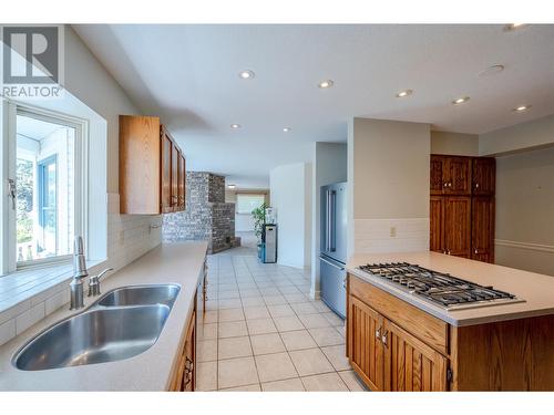 12021 Jones Flat Road, Summerland, BC - Indoor Photo Showing Kitchen With Double Sink