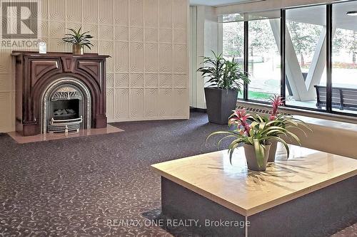 805 - 101 Prudential Drive, Toronto (Dorset Park), ON - Indoor With Fireplace