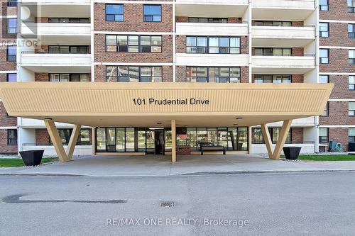 805 - 101 Prudential Drive, Toronto (Dorset Park), ON - Outdoor With Balcony With Facade