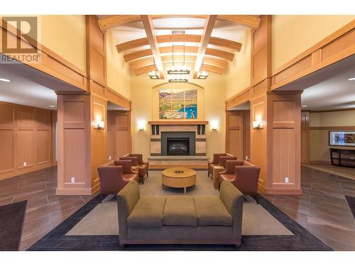 160 Lakeshore Drive W Unit# 302, Penticton, BC - Indoor With Fireplace