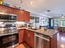 208-655 Goldstream Ave, Langford, BC  - Indoor Photo Showing Kitchen With Double Sink 