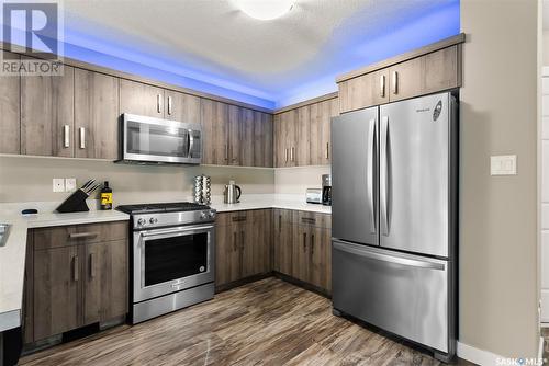 3542 Green Turtle Road, Regina, SK - Indoor Photo Showing Kitchen With Stainless Steel Kitchen