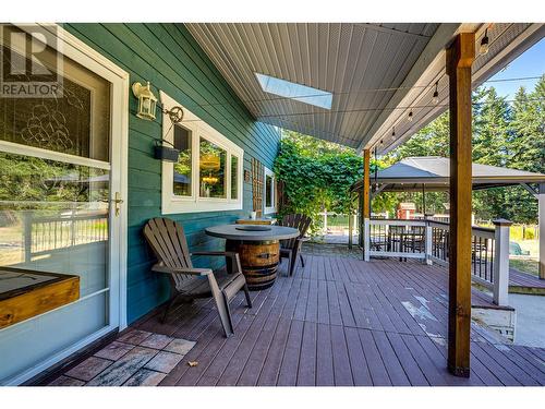 4425 Chase-Falkland Road, Falkland, BC - Outdoor With Deck Patio Veranda With Exterior