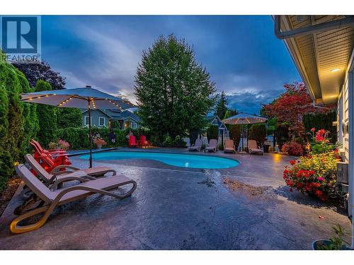 2410 Abbott Street Unit# 4, Kelowna, BC - Outdoor With In Ground Pool With Deck Patio Veranda With Backyard