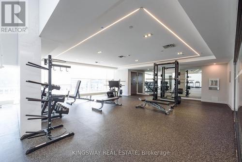 1403 - 4065 Confederation Parkway, Mississauga (City Centre), ON - Indoor Photo Showing Gym Room