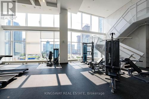 1403 - 4065 Confederation Parkway, Mississauga (City Centre), ON - Indoor Photo Showing Gym Room