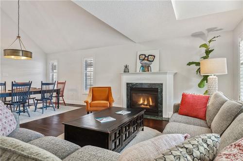 1150 Skyview Drive|Unit #18, Burlington, ON - Indoor Photo Showing Living Room With Fireplace