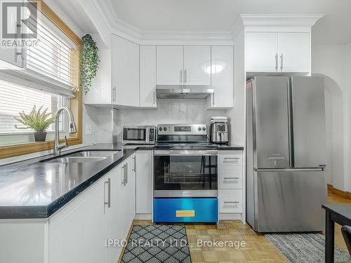 22 Holmesdale Crescent, Toronto (Caledonia-Fairbank), ON - Indoor Photo Showing Kitchen With Double Sink