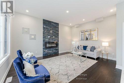 8 - 487 Aztec Drive, Oshawa, ON - Indoor Photo Showing Living Room With Fireplace