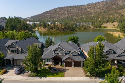 1958 Hidden Lake Place, Kelowna, BC - Outdoor With Body Of Water With Facade With View