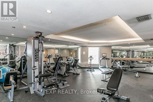 802 - 150 Dunlop Street E, Barrie (City Centre), ON - Indoor Photo Showing Gym Room