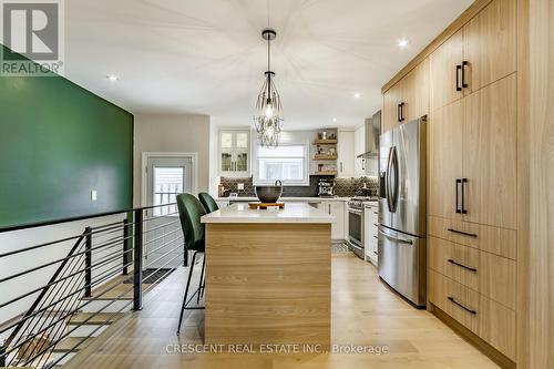 3 Halam Avenue, Hamilton (Burkholme), ON - Indoor Photo Showing Kitchen With Stainless Steel Kitchen With Upgraded Kitchen