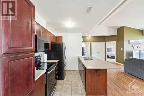 105 Artesa Private Unit#L, Ottawa, ON - Indoor Photo Showing Kitchen With Double Sink