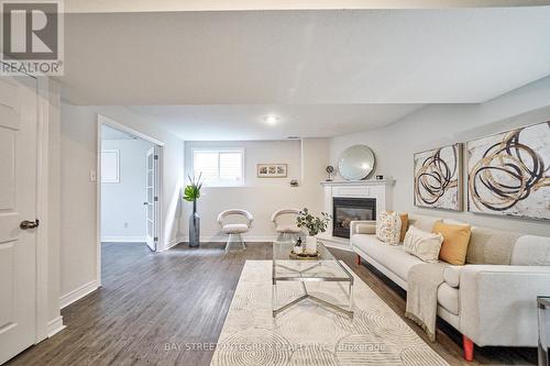 95 Mcguiness Drive, Brantford, ON - Indoor Photo Showing Living Room With Fireplace