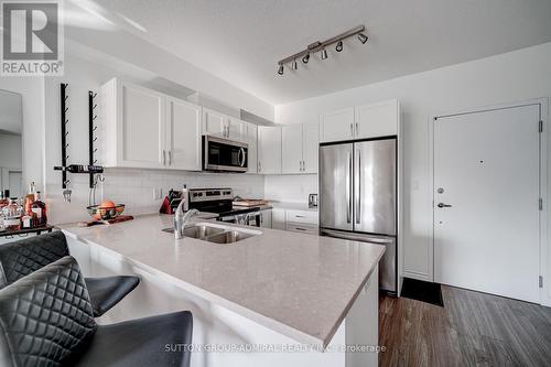 301 - 2605 Binbrook Road, Hamilton (Binbrook), ON - Indoor Photo Showing Kitchen With Stainless Steel Kitchen With Double Sink With Upgraded Kitchen