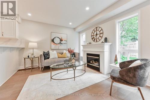 4 - 1489 Heritage Way, Oakville (Glen Abbey), ON - Indoor Photo Showing Living Room With Fireplace