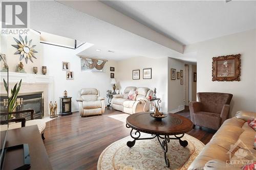 78 Hummingbird Crescent, Ottawa, ON - Indoor Photo Showing Living Room With Fireplace