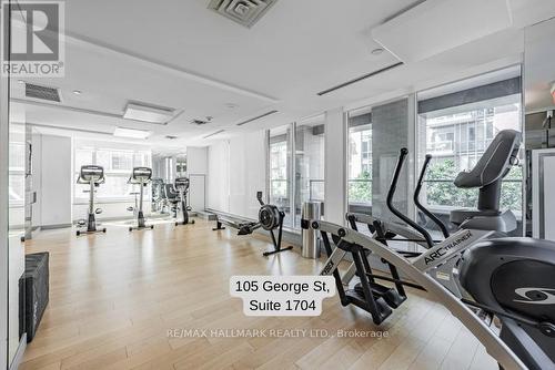 1704 - 105 George Street, Toronto (Moss Park), ON - Indoor Photo Showing Gym Room