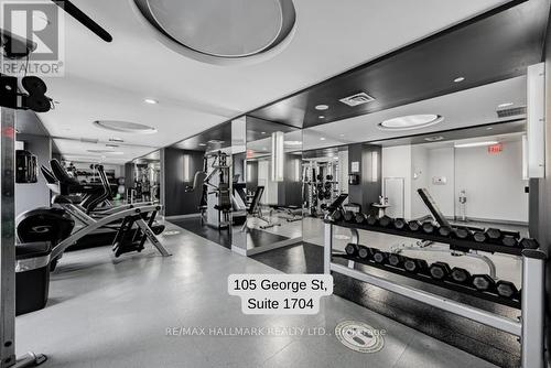 1704 - 105 George Street, Toronto (Moss Park), ON - Indoor Photo Showing Gym Room