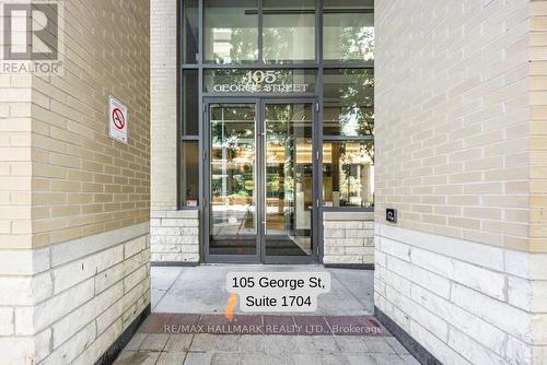 1704 - 105 George Street, Toronto (Moss Park), ON -  With Exterior