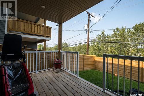 686/690 19Th Street W, Prince Albert, SK - Outdoor With Deck Patio Veranda With Exterior