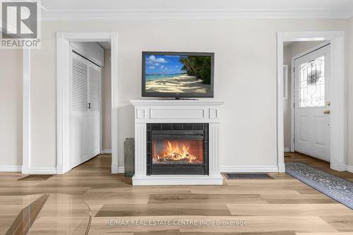 49 Ninth Avenue, Brantford, ON - Indoor Photo Showing Living Room With Fireplace