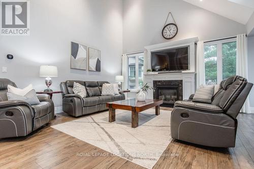 119 Wendake Road, Tiny, ON - Indoor Photo Showing Living Room With Fireplace