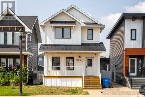 3270 Green Brook Road, Regina, SK - Outdoor With Deck Patio Veranda With Facade