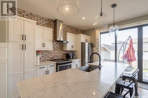 3270 Green Brook Road, Regina, SK - Indoor Photo Showing Kitchen With Upgraded Kitchen