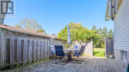 2086 8Th Ave E, Owen Sound, ON - Outdoor With Deck Patio Veranda With Exterior