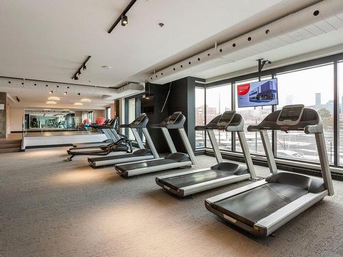 Salle d'exercice - 703-100 Rue Du Séminaire, Montréal (Le Sud-Ouest), QC - Indoor Photo Showing Gym Room